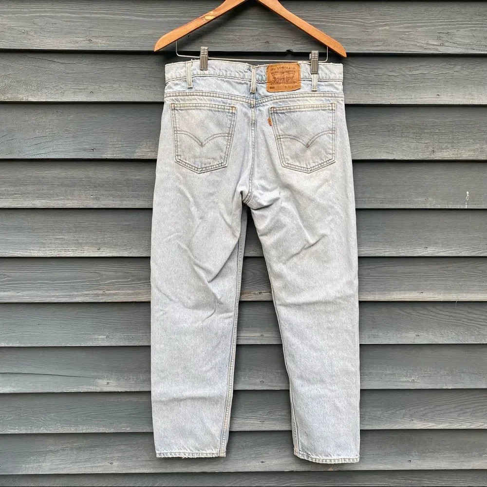 Levi’s Men’s Vintage 505 orange tab jeans 33x39
